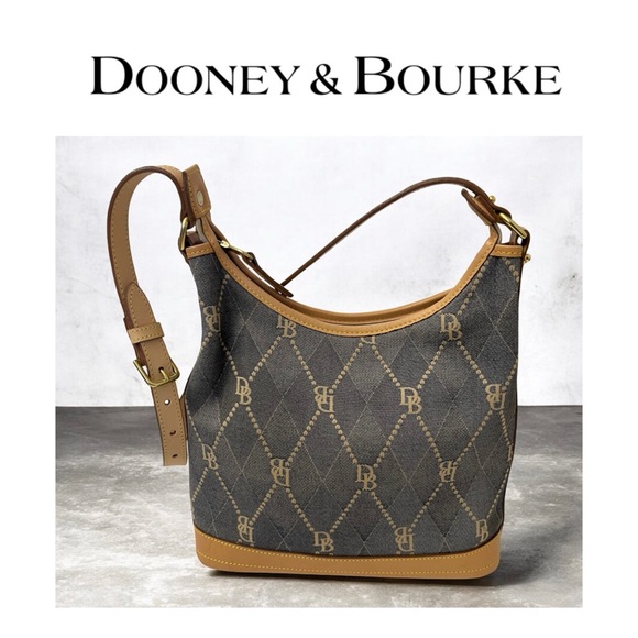 💙 Y2K Vintage Authentic Dooney & Bourke Hobo/Bucket Purse - Excellent Condition!